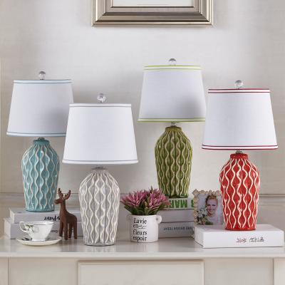 Table lamp retro ceramic bedside table lamp