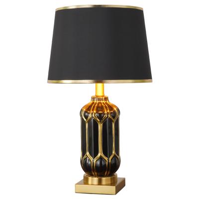 Simple modern creative Nordic ceramic living room decorative table lamp